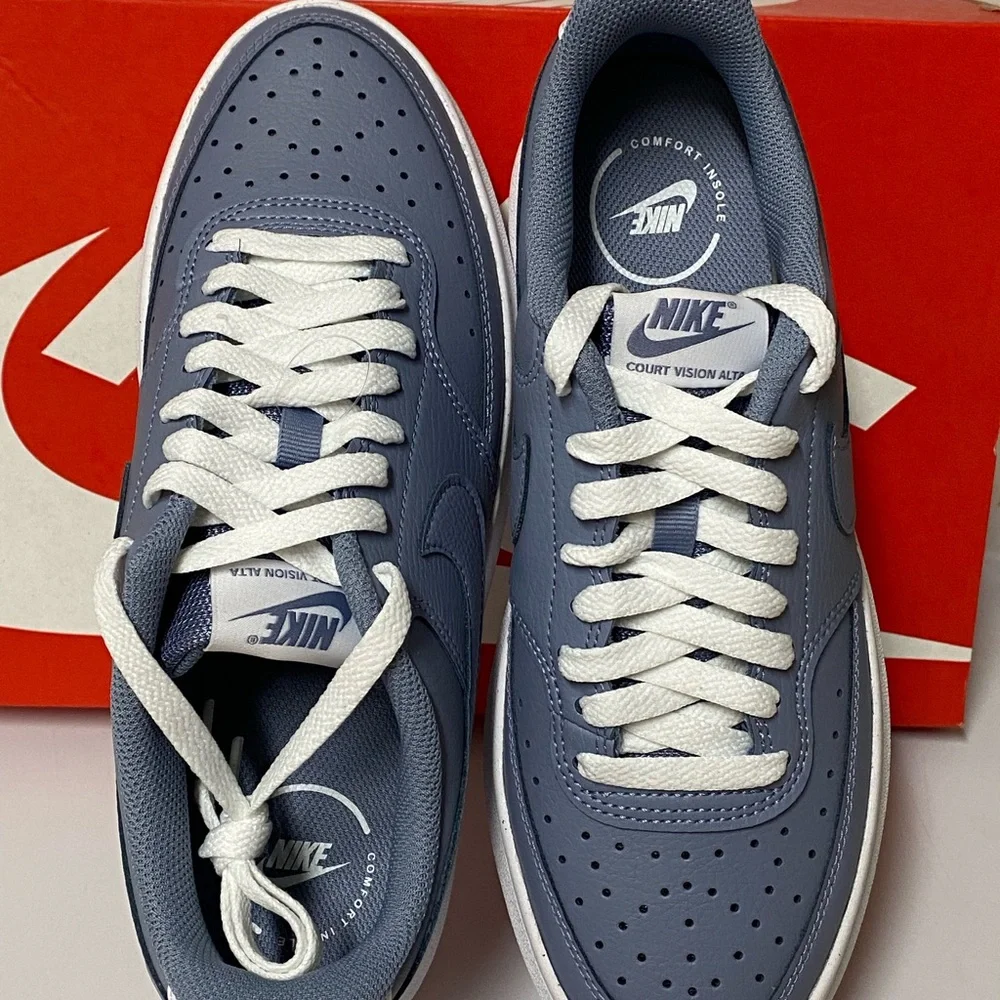 Nike Court Vision Alta / Ashen Slate Blue DM0113-400 Women's Size 11 New! - Picture 8 of 12